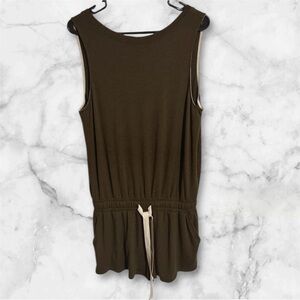Wilfred brown Sleeveless Jumpsuit